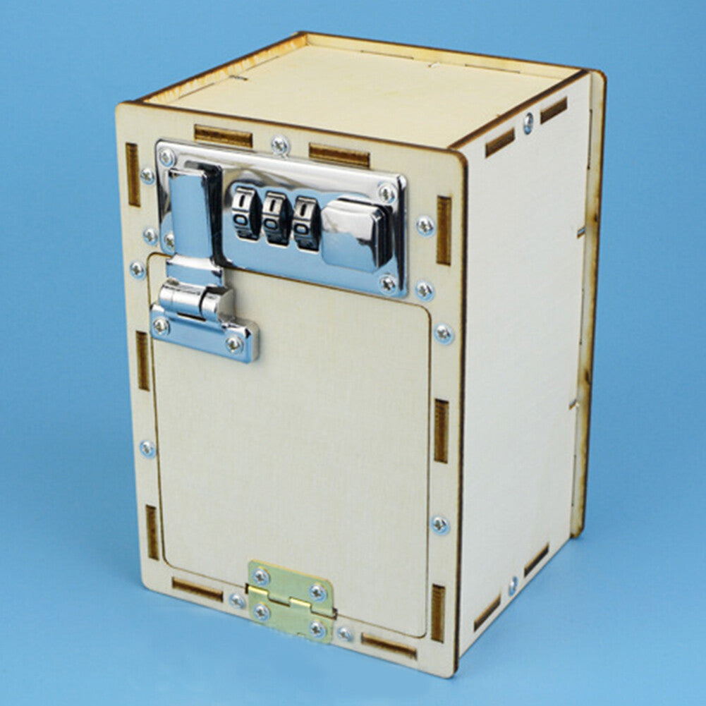 Kids DIY Mechanical Password Box Toy DIY Science School Projects Experiment Toy