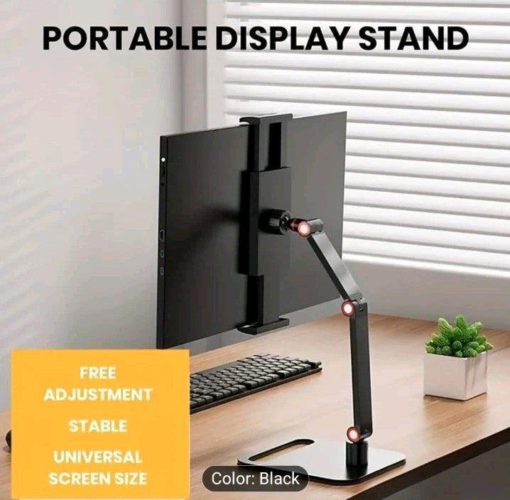 Rotating Portable Monitor Metal Stand Holder