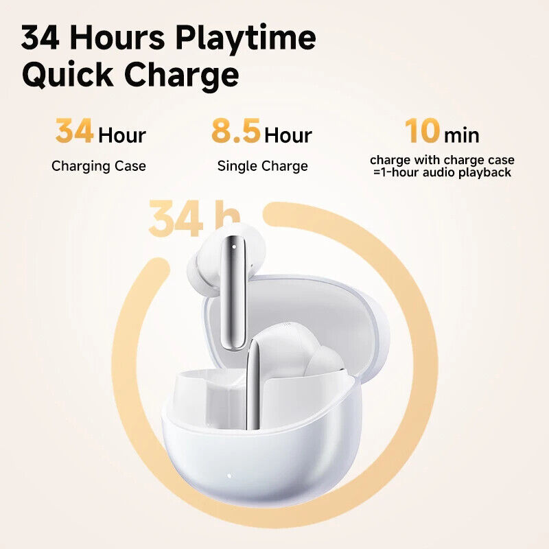 QCY MeloBuds Pro ANC Bluetooth 5.3 Earphones Wireless 46dB Hybrid ANC Earbuds 6