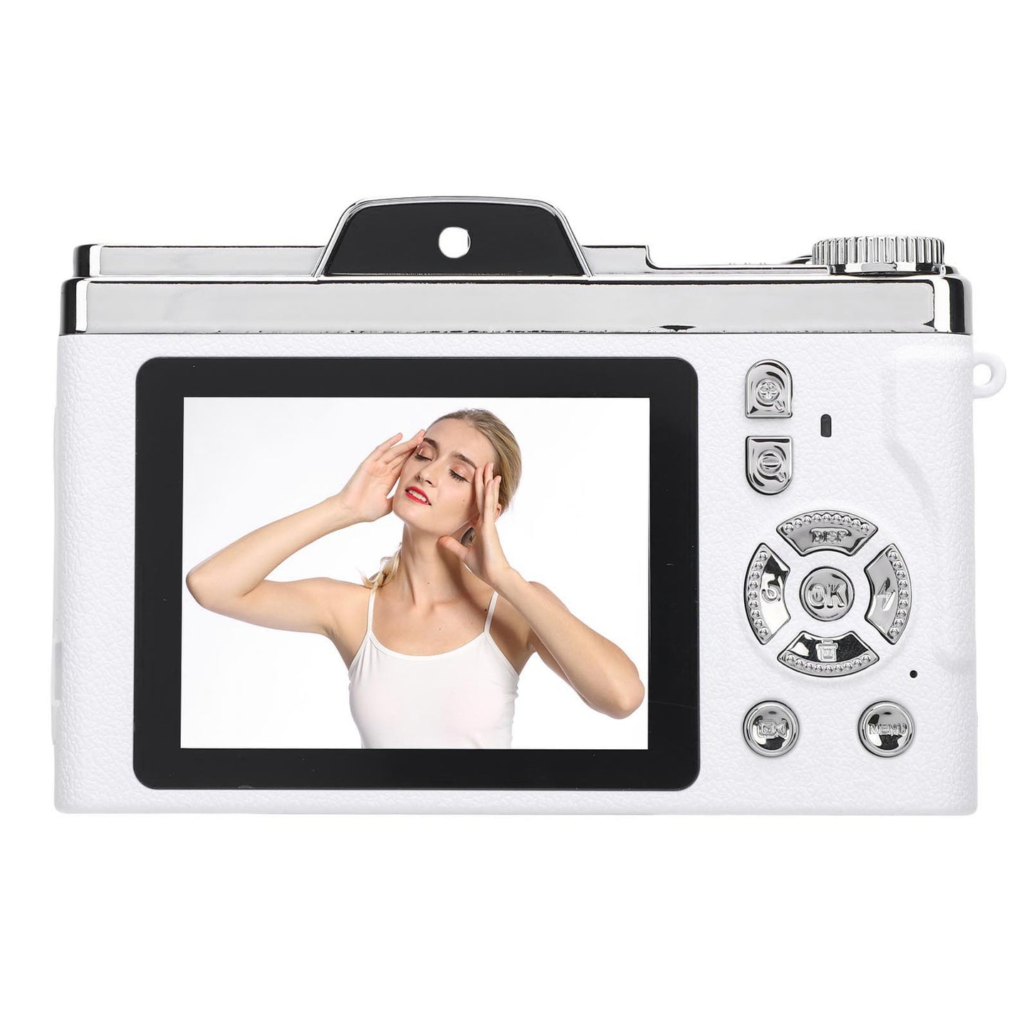 Digital Camera 64MP Pixels 5K HD 16x Zoom AF Autofocus Retro Compact Vlog Kit