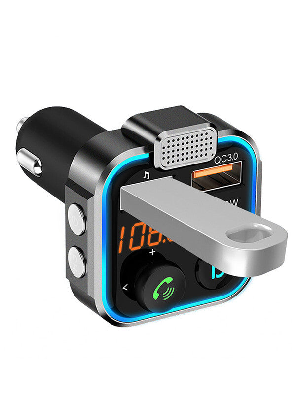 Bluetooth FM Transmitter Car Adapter QC3.0 PD USB Charger FM Radio Handsfree /