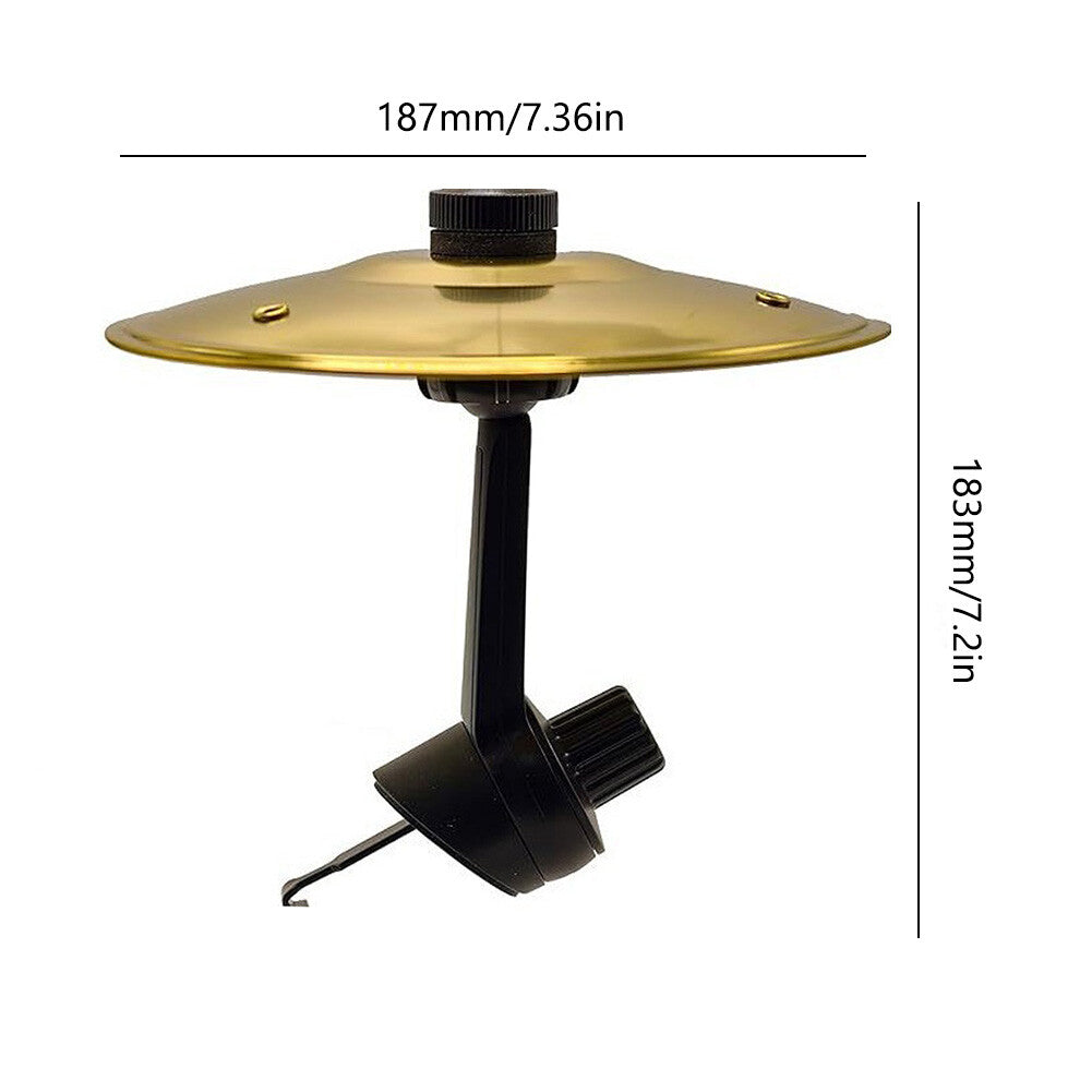 Air Vent Cymbals with Suction Cup and Hook Wear Resist Car Percussion Instrument