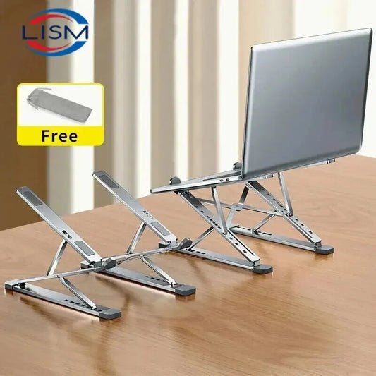 Adjustable Laptop Stand Aluminum For Tablet Notebook Table Cooling Pad Foldable
