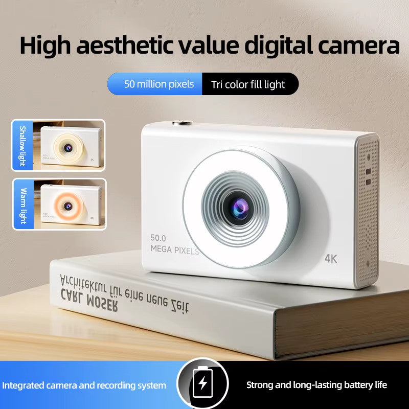 Xiaomi 4K High-Definition Digital Camera with 50MP Autofocus and Retro Design