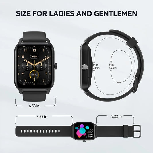 Smart Watch For Men,Alexa Built-in,Fitness Tracker With Heart Rate Sleep SpO2 Mo