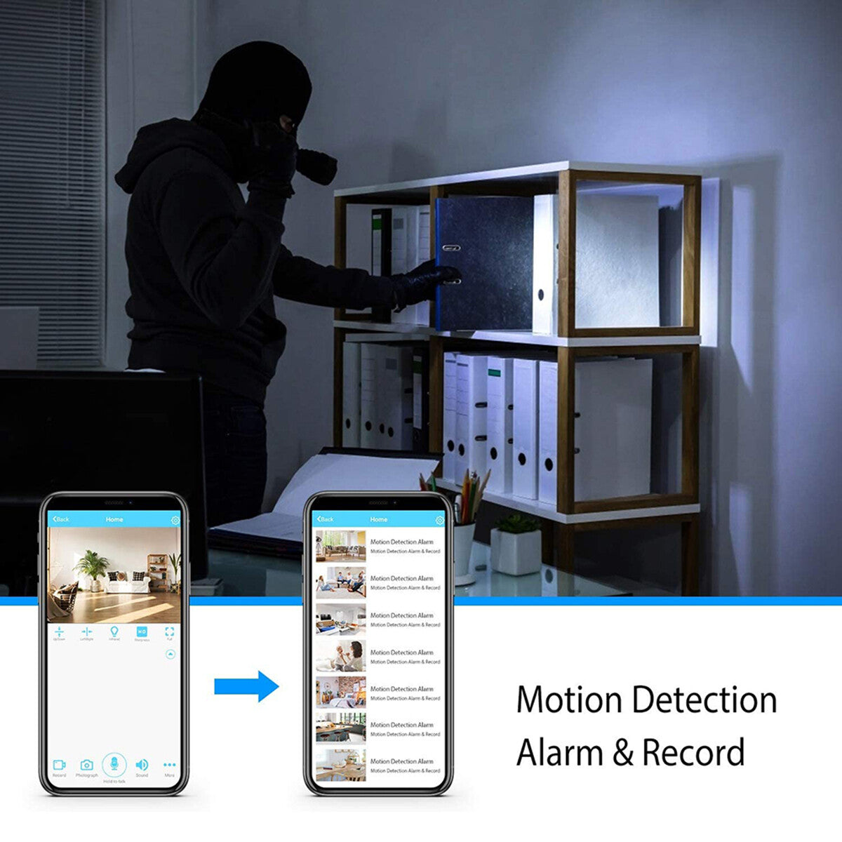 1080P Mini Camara Oculta Espia De Seguridad WiFi Inalambrica Con Audio y Video