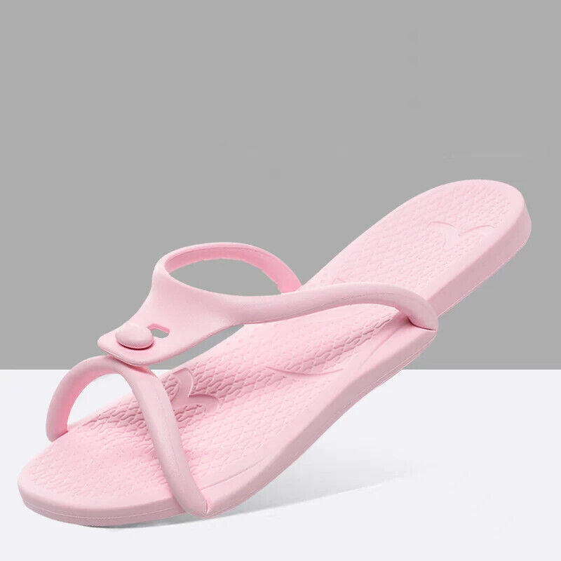 Folding Slippers Trip Travel Portable Slides Light Homestay Bathing Beach Shoes