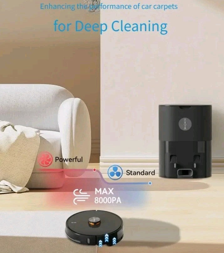 Lydsto S1 MAX Sweeping And Mopping All-in-One Robot, Vacuum Cleaner And Mop Comb