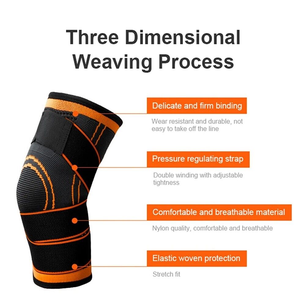 Knee Sleeves Compression Brace Support Sport Joint Injury Pain Arthritis Belt US