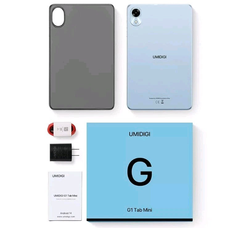 UMIDIGI G1 Tab Mini Android 14 Quad-Core 8" HD Display 3GB+32GB Wi-Fi 6 Tablet