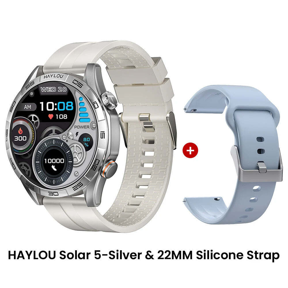 HAYLOU Solar 5 AMOLED Smartwatch with Health Monitoring