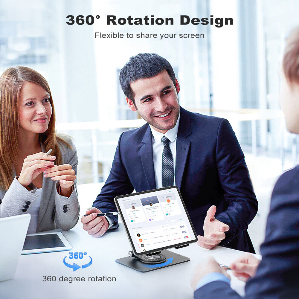 Tablet Desktop Stand Desk Aluminum Metal Fold Holder Mount Cradle For Phone iPad