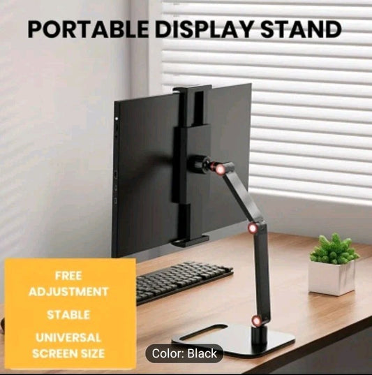 Rotating Portable Monitor Metal Stand Holder
