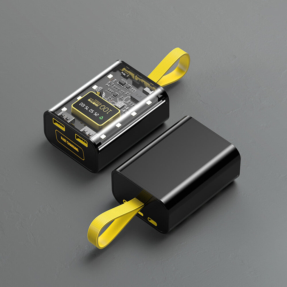 Dual USB Micro Type-C LED 10W Battery Charger DIY Power Bank Box Fast Charging