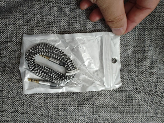 3.5Mm Stereo AUX Cable, Audio Cord For Car, PC, Smartphone, Laptop, Sound Box