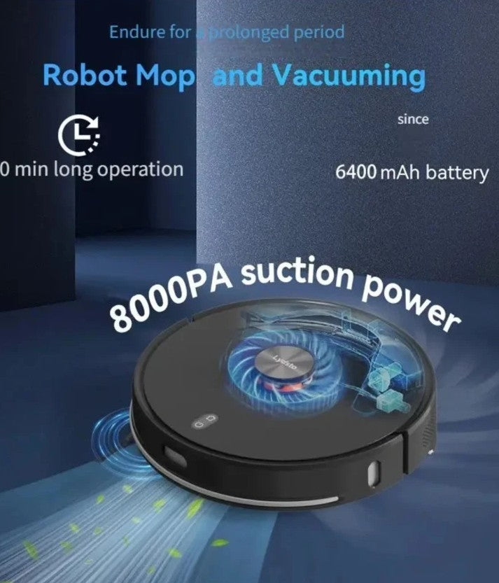 Lydsto S1 MAX Sweeping And Mopping All-in-One Robot, Vacuum Cleaner And Mop Comb