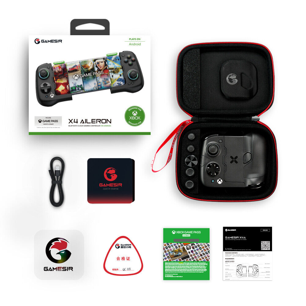 X4 Aileron Bluetooth Mobile Gamepad for Android with Hall Effect Joysticks