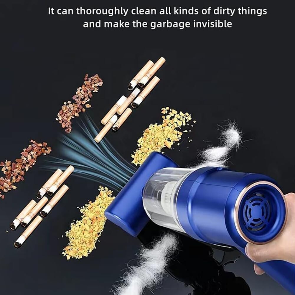 Lightweight Portable Vacuum Cleaner - 9000Pa Strong Suction Ideal for Cars