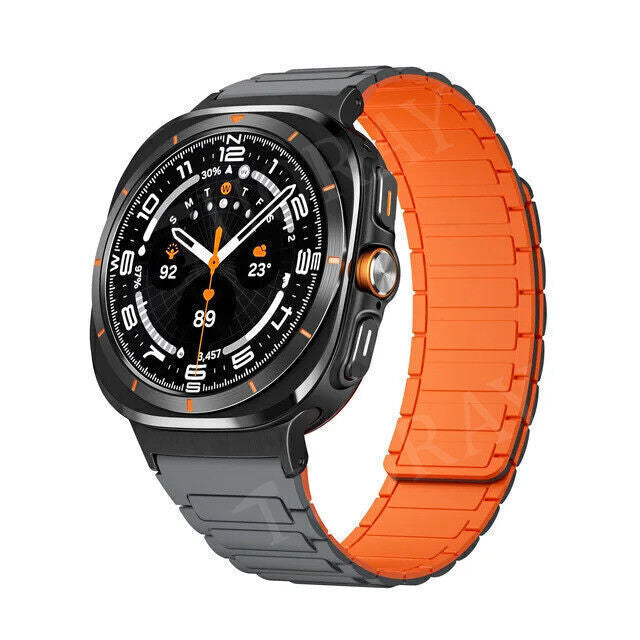 Quick Fit Silicone Band for Samsung Galaxy Watch Ultra 47mm Magnetic Loop Strap