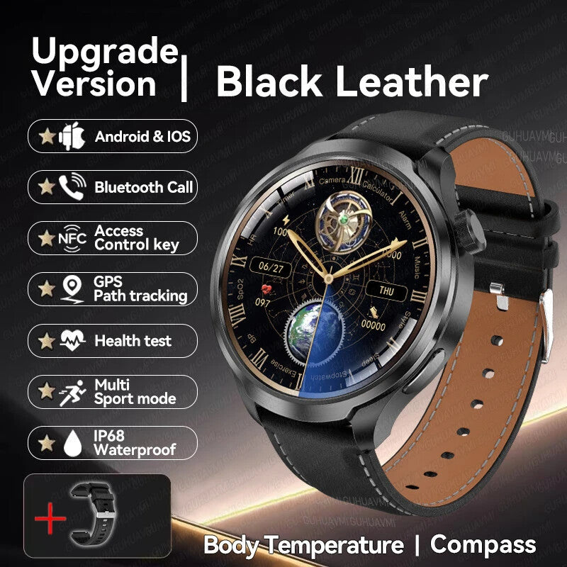 New HUAWEI GPS Sports smartwatch 1.85 AMOLED Screen Bluetooth Call SmartWatchs.