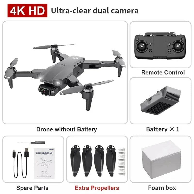 Professional Drone 4K L900 Pro, GPS, 5G, 28 Min, HD Camera, Brushless Motor
