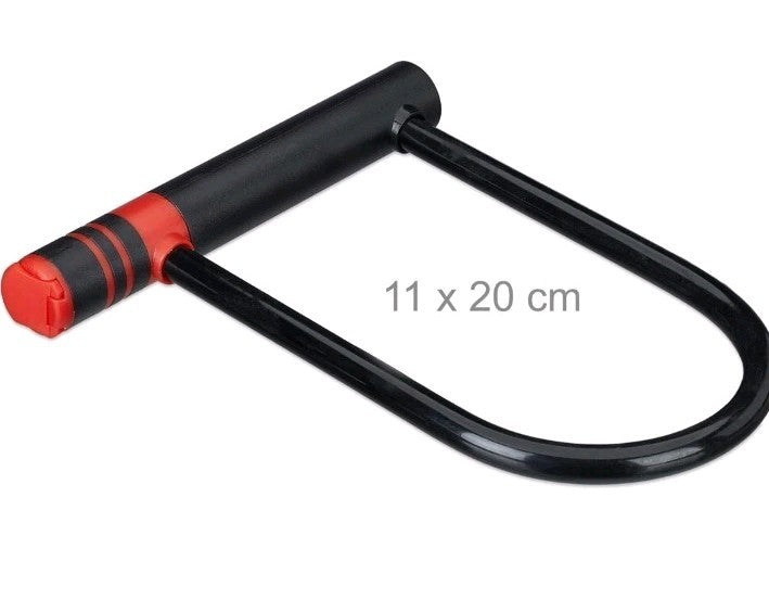 U Type Lock Motorcycle Bicycle Security Lock Bike Scooter Ladder Rack Safety