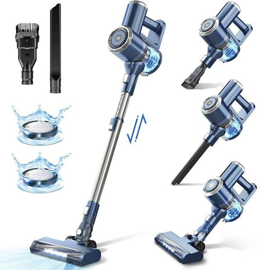 Prettycare Cordless Stick Vacuum Cleaner Lightweight for Carpet Floor Pet Hair