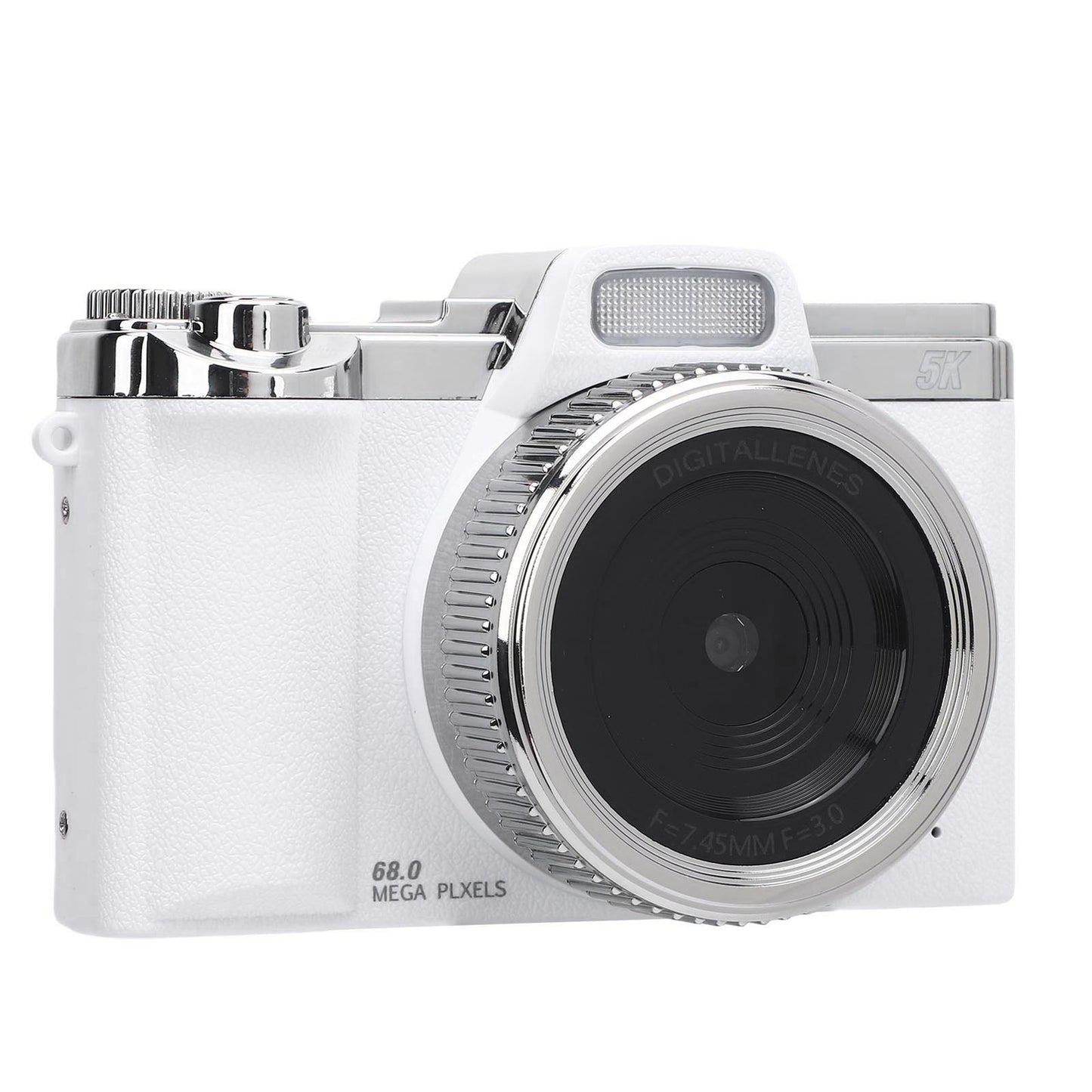 Digital Camera 64MP Pixels 5K HD 16x Zoom AF Autofocus Retro Compact Vlog Kit