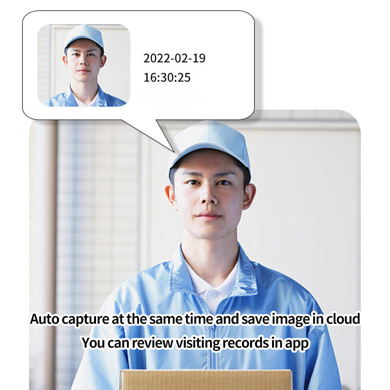 Smart Wireless WiFi Video Doorbell Intercom Video HD Camera Door Bell Security