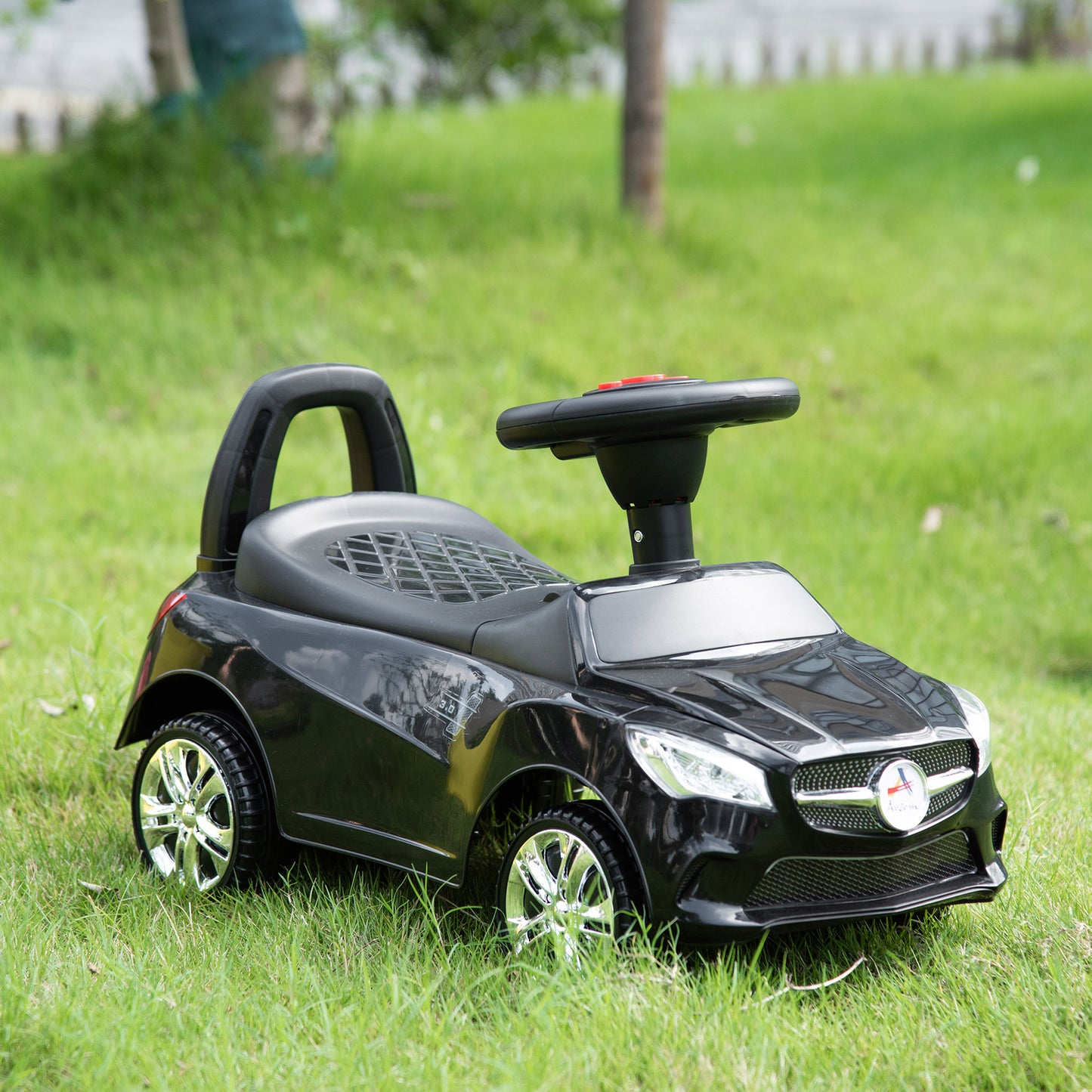 Kids Ride On Toy Sliding Push Car with Horn Music Working Lights Toddler Walking