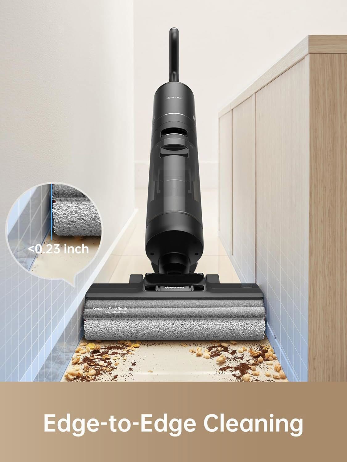 dreame H12 Pro Wet Dry Vacuum Dual Edge Cleaning Hot Air Drying - New