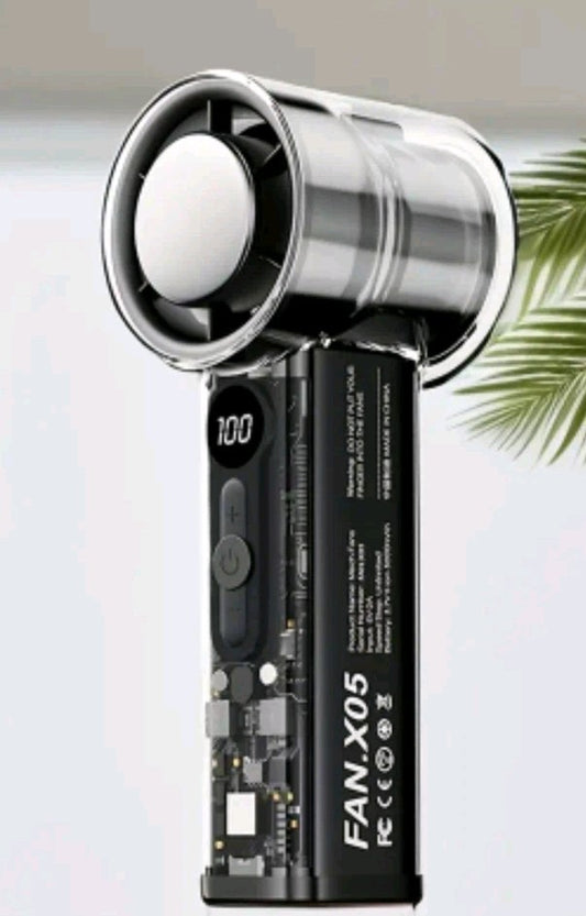 Modern Design Portable Turbo Fan with Intelligent Features for Hot Days Relief