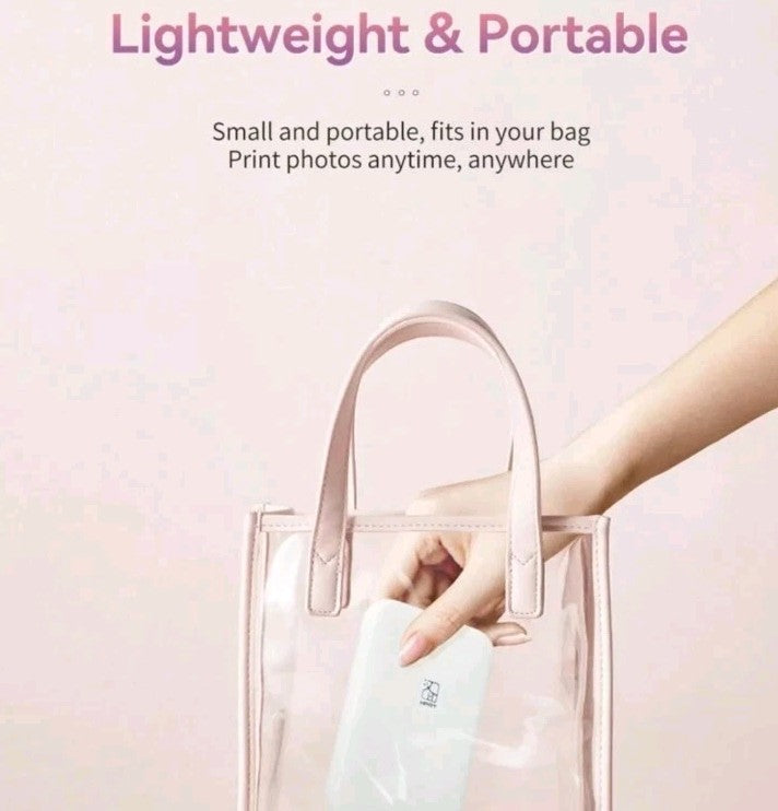HPRT MT53 Mini Photo Printer - White