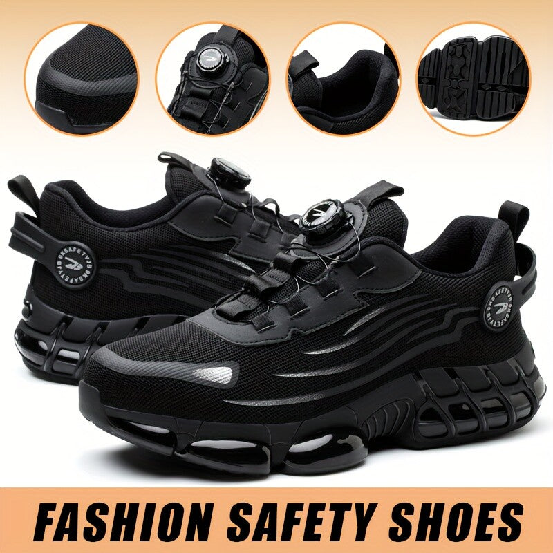 Best Indestructible Safety Work Shoes Steel Toe Breathable Work Boots Mens US