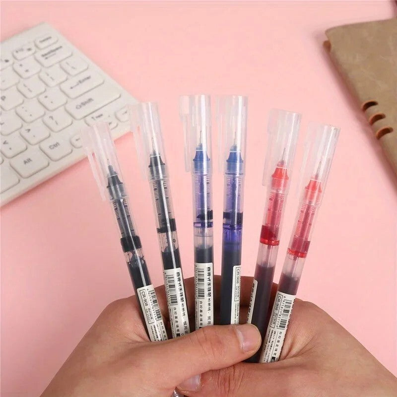 10Pcs Gel Pen Set with 0.5mm Precision Writing Tip - Smooth, Quick-Drying, Kawai