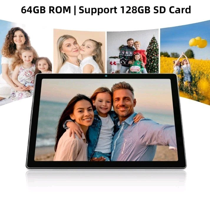 AEEZO Tablet 10.1" Android 13 Tablet 6GB+64GB Quad Core 1280×800 HD PC Xmax