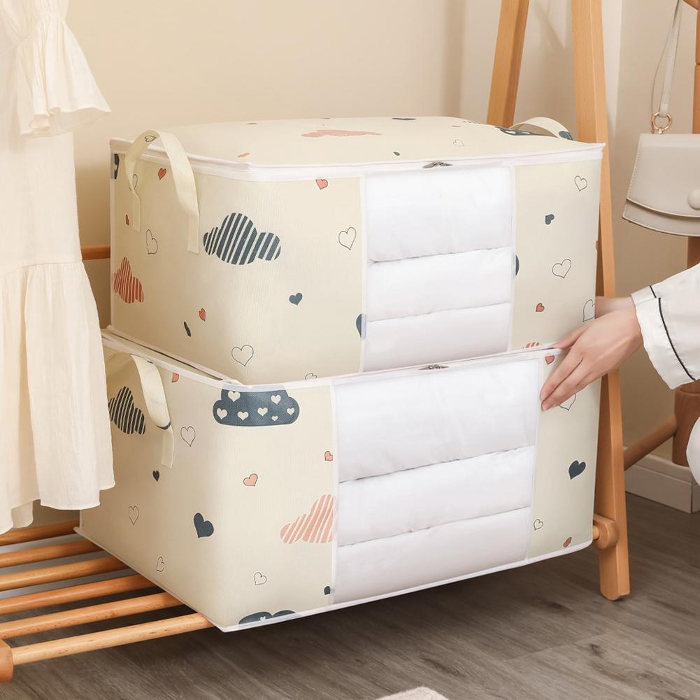 Clothes Storage Bag Large Capacity Organizer for Comforters Blanket Bedding🔥