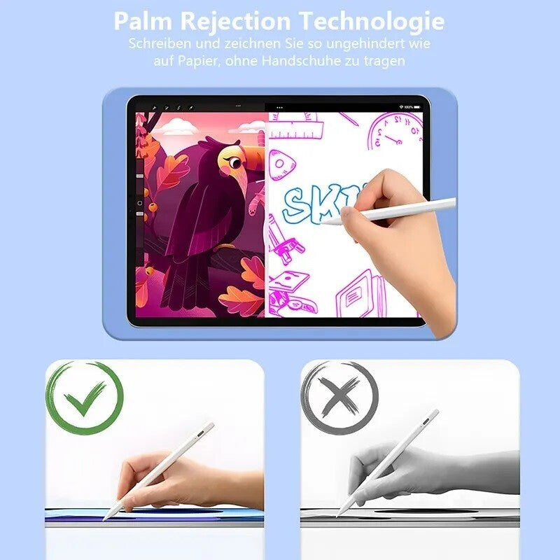 Stylus Pen For Apple iPad Pro Air Mini 2018-2022 w/ Palm Rejection Active Pencil