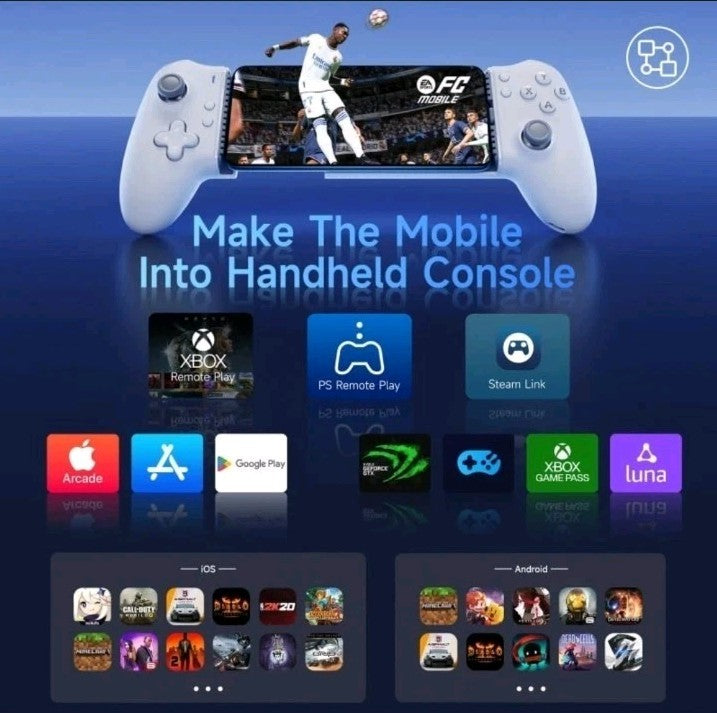 EasySMX M15 Mobile Gaming Controller Android iPhone 15/16 Hall Effect Sticks