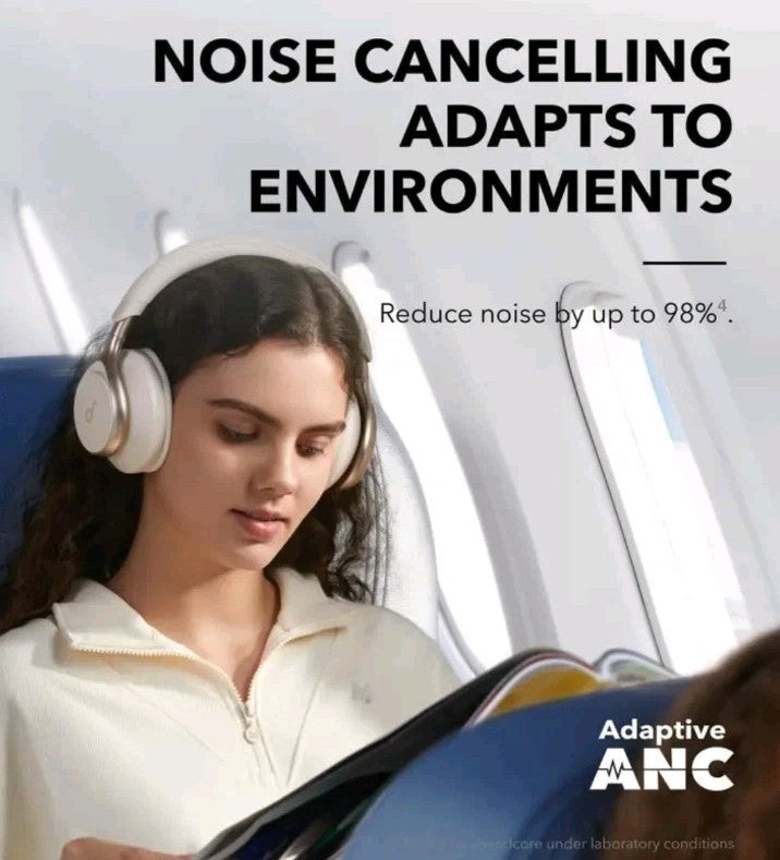 Soundcore Space One Wireless Headphones 40H ANC Playtime 2XStronger Voice Reduct