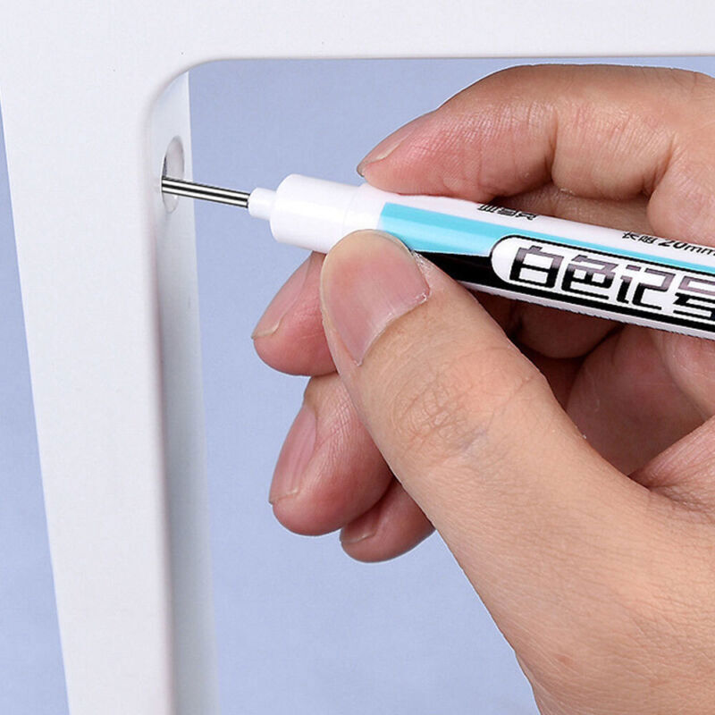 3pcs Oily White Marker Pen Graffiti Pen Permanent Tire Glass Painting Pen 0.7mm