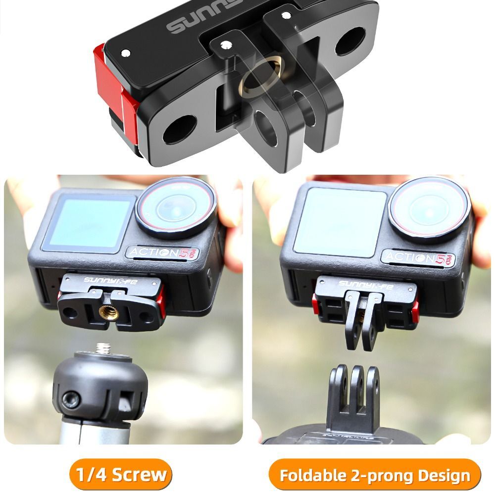 Magnetic Magnetic Mount Adapter for OSMO Action 5 Pro/4/3/2 Action Camera