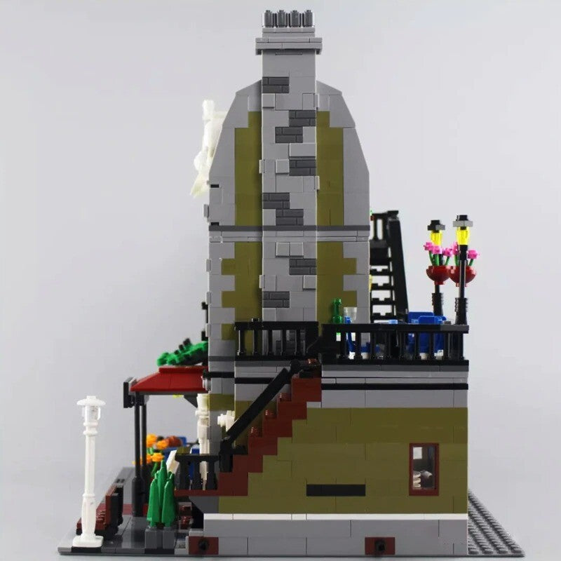 NEW DIY Parisian Restaurant 10243 pcs 2418 Building Blocks Set Model Kit