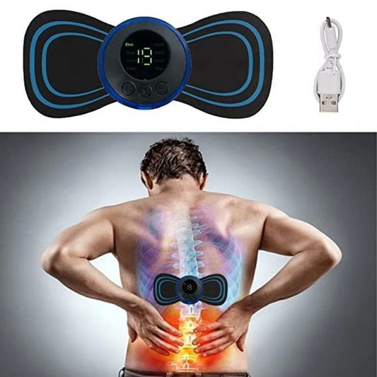 EMS Mini Massager Stimulates Blood Circulation  Pulse Beat 8 Modes & 19 Levels
