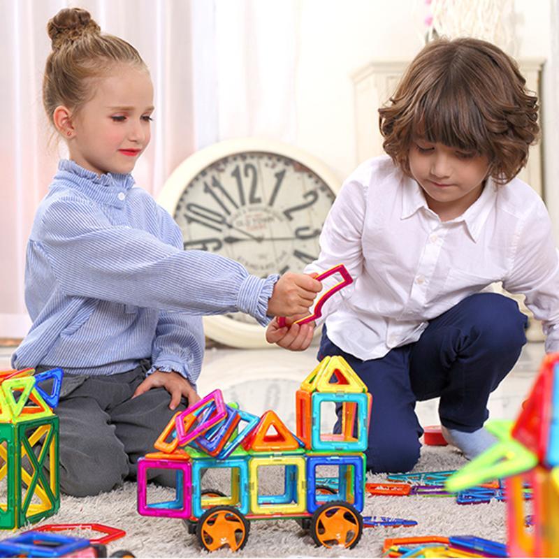 Magnets Toys for Kids Big Size Plus Magnetic Blocks for Children Designer