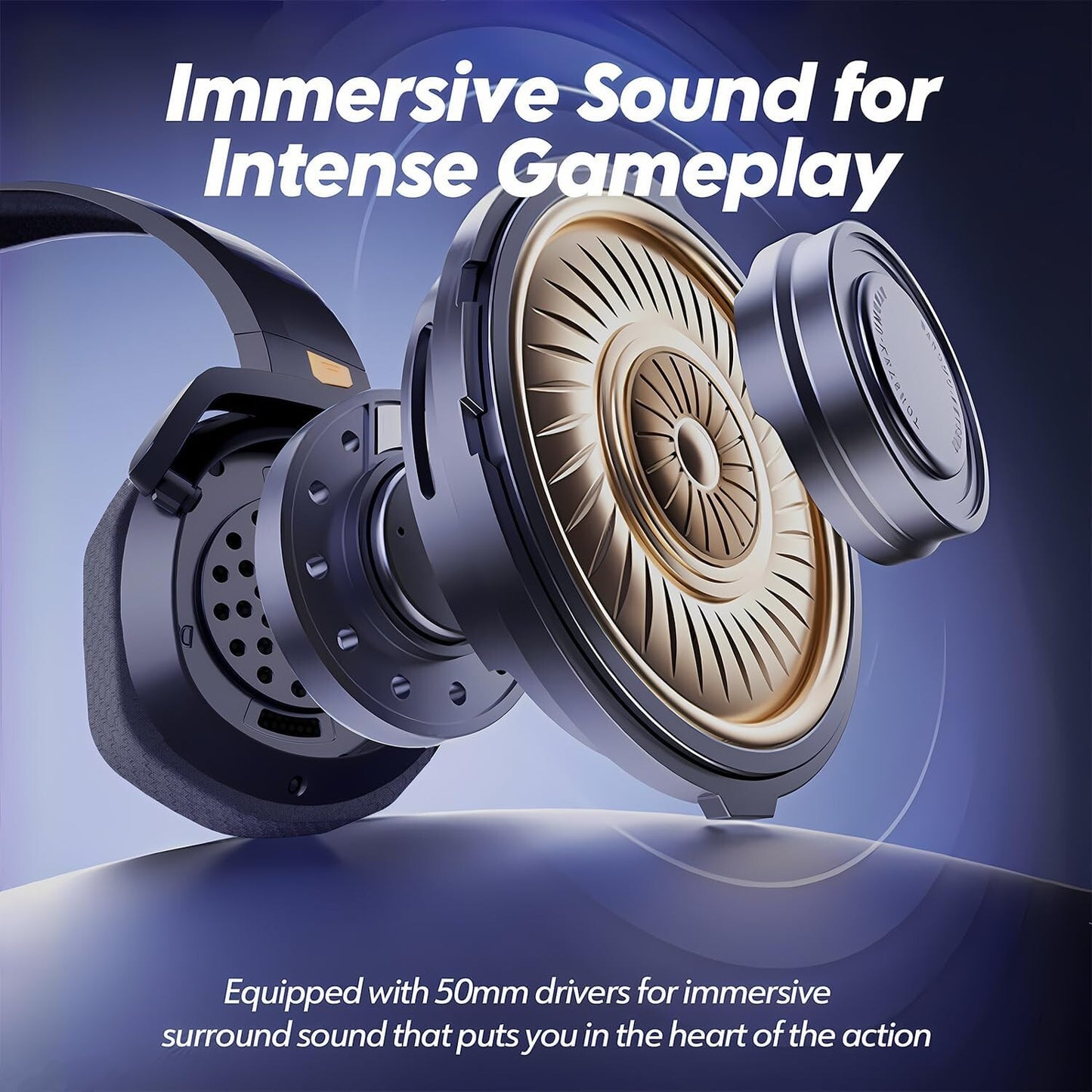 Dual Wireless Gaming Headset with Microphone for PS5, PS4, PC, Mobile, Switch US