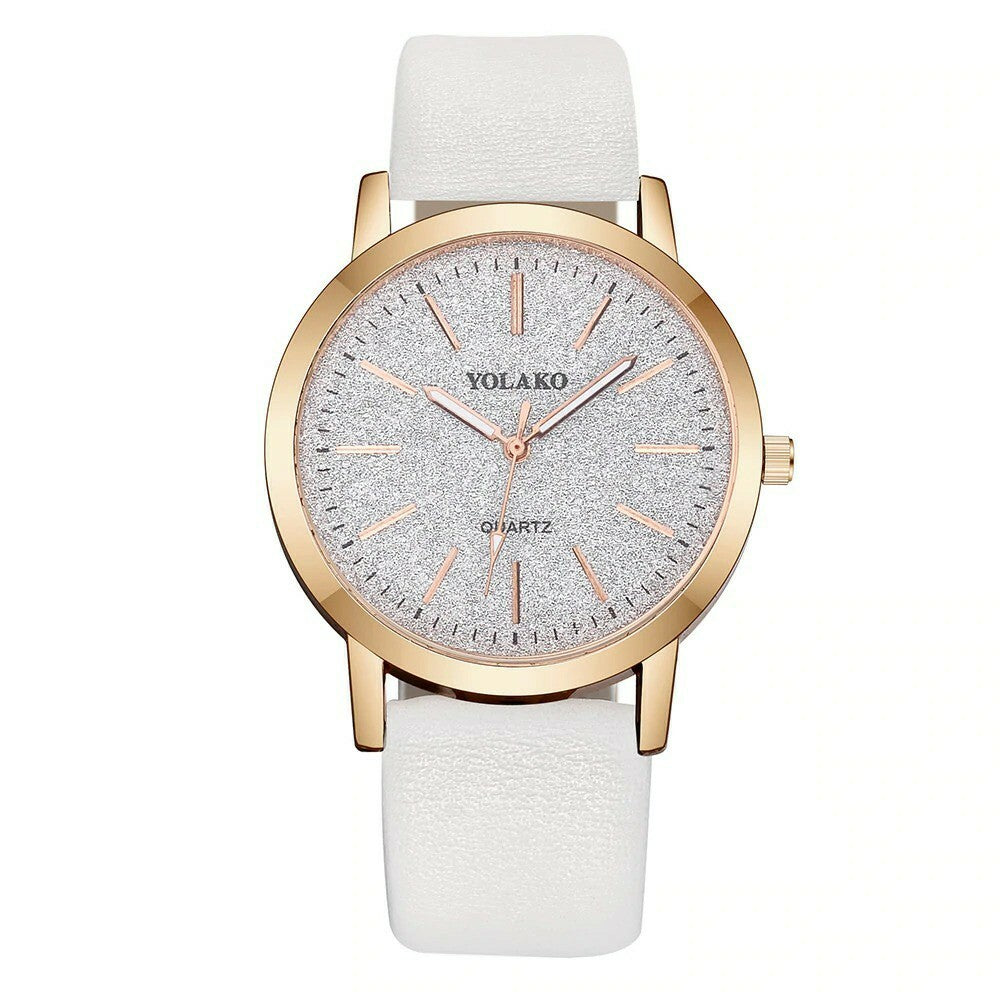starry sky watch women lady watch for woman Casual Quartz Leather Band Analog wo
