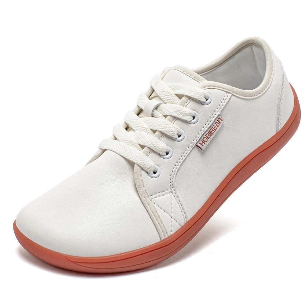 Minimalist Shoes Men Wide Toe Barefoot Shoes Leather Sneakers Lightweight Shoes