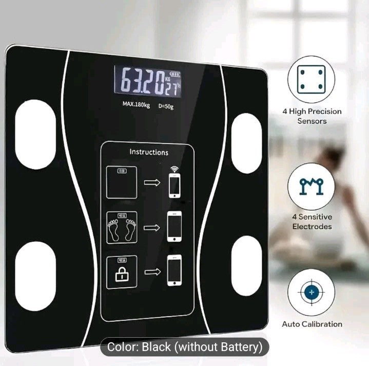 Smart Scale Body Weight Loss Accurate Height Digital Electronic Bluetooth Solid