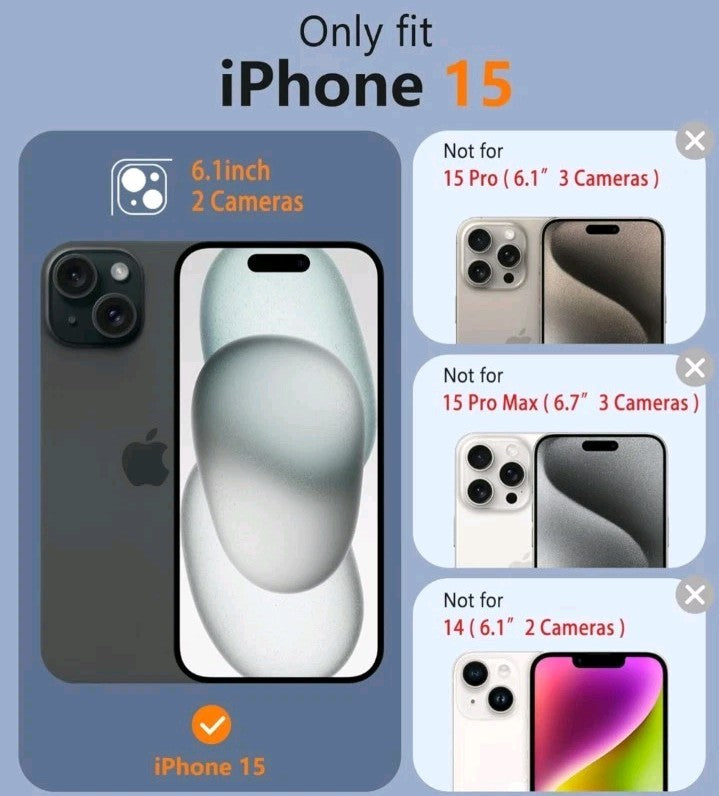 Shockproof Case Mag-Safe Magnetic Cover For iPhone 15